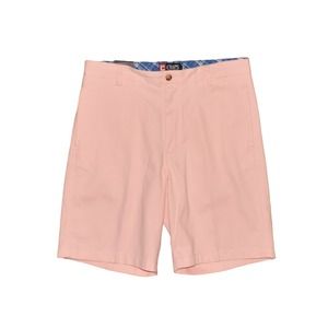 CHAPS NEW $65 Flat Front Cotton‎ Chino 9" Short Light Pink Men's 34